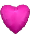Bubble Gum Pink 19 Inch Heart Mylar Balloon [23020]