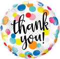 Thank You Dots Upon Dots 18 Inch Foil Mylar Balloon [49207]