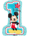 MIckey First Birthday Number 1 28 Inch Foil Balloon [34343]