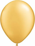 Qualatex Gold 11 Inch Latex Balloons Bag of 100 [43749]