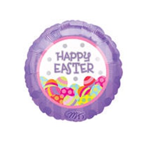 Happy Easter 18 Inch Foil Mylar Balloon [10718]