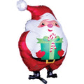 Jovial Santa Shape 20 Inch Mylar Balloon [40108]