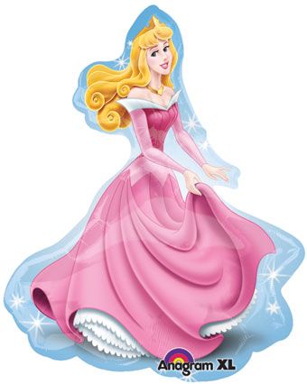 Sleeping Beauty Shaped Balloon Jumbo 34 Inch Mylar Balloon [17758]