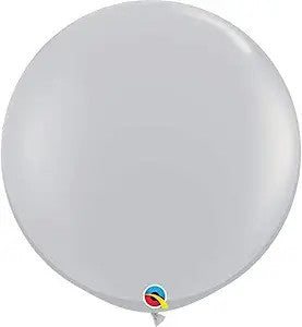 Qualatex 3' Gray Latex Balloons - 2 Count [92300]