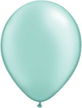 Qualatex Pearl Mint Green 11 Inch Latex Balloons 100 Count [43781]