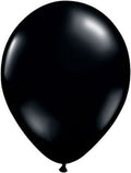 Latex Balloons 11 Inch 100 Count Pitch Black [71119]