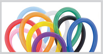 Qualatex 350Q Traditional Assortment Entertainer Balloons 100 Pack [44047]