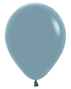 Sempertex 11 Inch Pastel Dusk Blue Latex Balloons Bag of 100 [53507]
