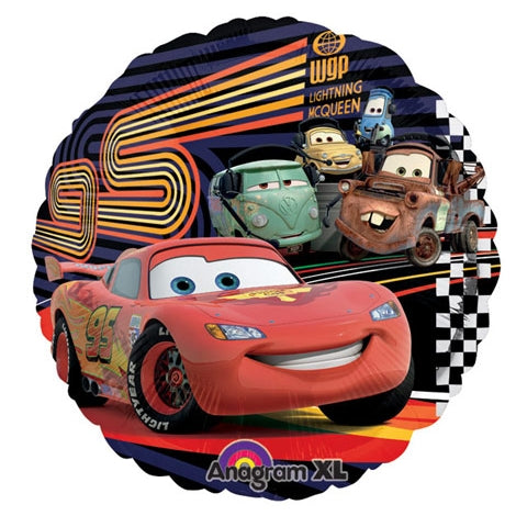 Disney Cars McQueen & Group 18 Inch  Foil Mylar Balloon [22304]