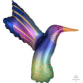Satin Hummingbird 36 Inch Foil Mylar Balloon [40811]