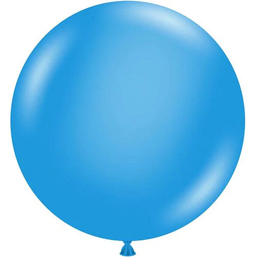 TufTex 36 Inch Blue Latex Balloons - 2 Count [36203]