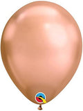 Chrome Rose Gold 11 Inch Latex Balloons 25 Count by Qualatex [12980]
