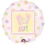 It's a Girl Baby Steps 18 Inch Foil Mylar Balloon [111057]