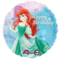 Little Mermaid Happy Birthday 18 Inch Foil Mylar Balloon [26412]