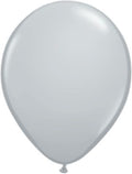Qualatex Gray 11 Inch Latex Balloons Bag of 100 [13780]