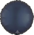 Satin True Navy 18 Inch Round Foil Mylar Balloon [47521]