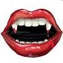 Vampire Lips Jumbo Foil Mylar Balloon [25417]