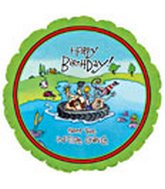 Happy Birthday from the In-Tire Gang 18 inch Foil Mylar Balloon [15376]