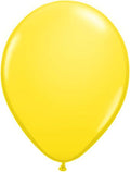 Qualatex Yellow 11 Inch Latex Balloons Bag of 100 [43804]