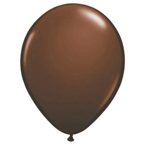 Betallatex Metalllic Chocolate 5 Inch Latex Balloons Bag of 100 [51096]