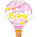 WELCOME BABY PINK BALLOON 42" [78656]