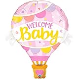 WELCOME BABY PINK BALLOON 42" [78656]