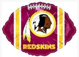 Redskins Football Balloon Foil 18 Inch Foil Balloon Not Inflated [88857]