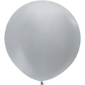 Sempertex 36 Inch Metallic Silver Latex Balloons  2 Count [56067P2]