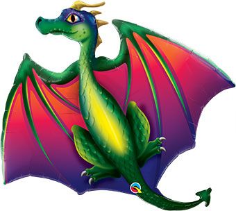 Qualatex Mythical Dragon Qualatex 45 Inch Foil Mylar Balloon [13565]