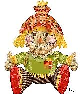 20" SITTING SCARECROW [3593201]