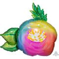 Iridescent Beautiful Flower 30 Inch Foil Mylar Balloon [40813]