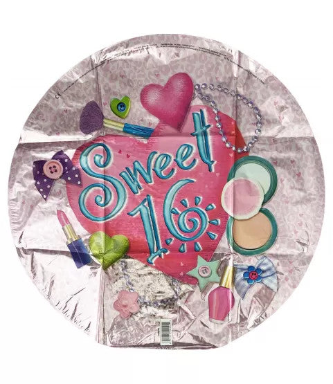 Sweet 16 Birthday 18 Inch Foil Mylar Balloon [52254]
