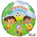 Dora the Explorer Feliz Cumpleanos 18 Inch  Foil Mylar Balloon [9870]