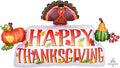 Thanksgiving Banner 36 Inch Foil Mylar Balloon [38157]