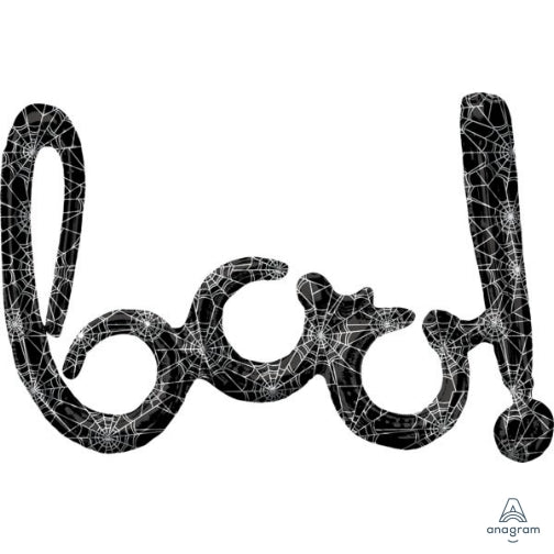 BOO! SCRIPT AIR-FILLED MYLAR 30" [3815011]