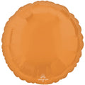 Vibrant Orange 18 Inch Round Foil Mylar Balloon [47119]