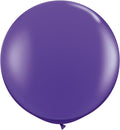 Qualatex 3'  Purple Violet Latex Balloons 2 Count [82785]