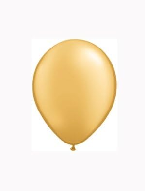 Qualatex Gold 5 Inch Latex Balloons Bag of 100 [43560]