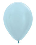 Sempertex 11 Inch Pearl Blue Latex Balloons Bag of 100 [53064]