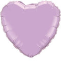 Heart Shaped 18 Inch Foil Mylar Balloon - Pearl Lavender [99348]