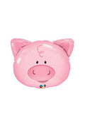 Qualatex Playful Pig Shape 30 Inch Foil Mylar Balloon [29660]