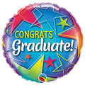 Congrats Graduate Colorful 18 Inch Foil Mylar Balloon [11945]