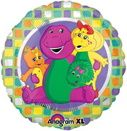 Barney 18 Inch  Foil Mylar Balloon [18322]