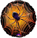 Spider in Web 18 Inch Foil Mylar Balloon [14733]