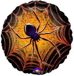 Spider in Web 18 Inch Foil Mylar Balloon [14733]