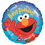 Elmo Happy  Birthday 18 Inch Foil Mylar Balloon [06457]
