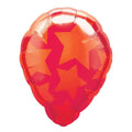 Red Stars Perfect Balloon 18 Inch Foil Mylar Balloon [07711]