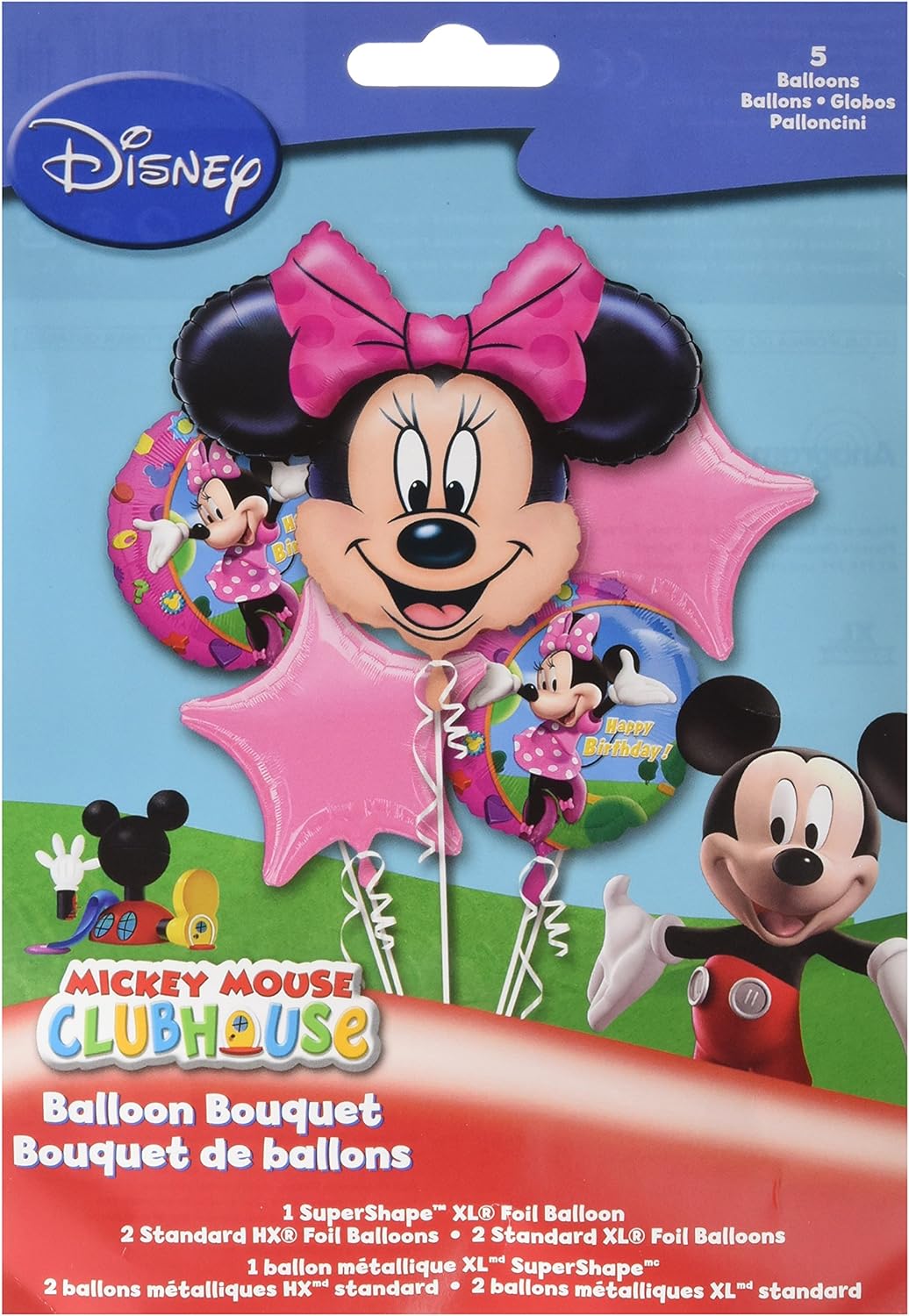 Minnie Mouse Birthday Balloon Bouquet [18796]