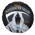 Grim Reaper Over the Hill Birthday 18 Inch Foil Mylar Balloon [16370]