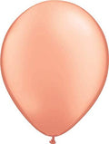 Qualatex Rose Gold 5 Inch Latex Balloons Bag of 100 [57340]